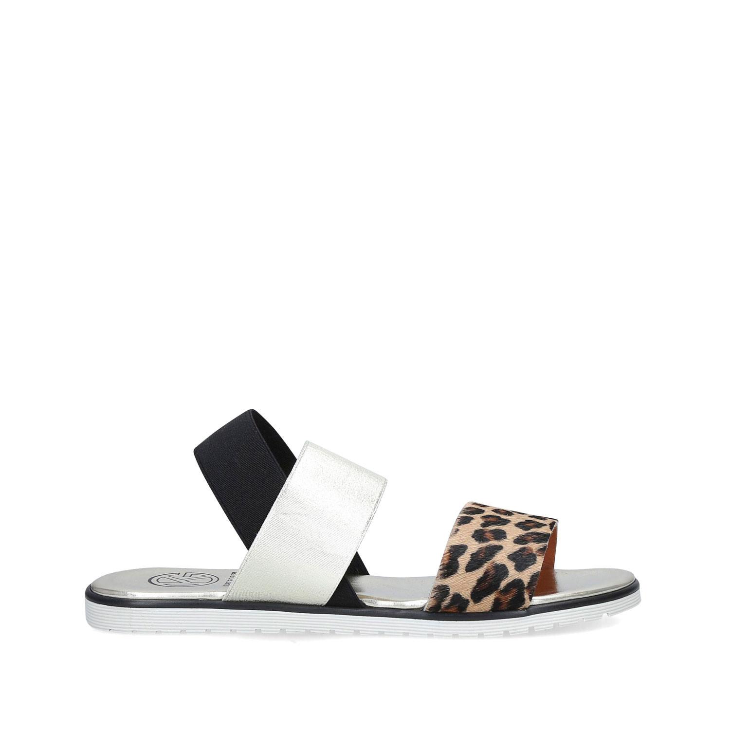 Rafi Leopard Print Sandals
